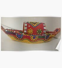 Sea boat Poster