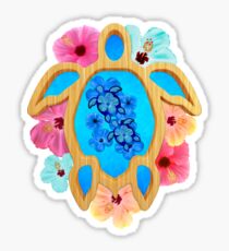 Hawaiian Blue Honu Sticker