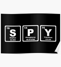Spy - Periodic Table Poster