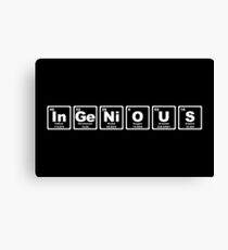 Ingenious - Periodic Table Canvas Print