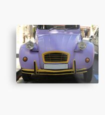 Vintage French car by ProvenceProvence Metal Print