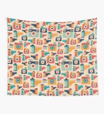 Film Rolls and Cameras Wall Tapestry