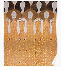 Beethoven Frieze by Gustav Klimt Poster