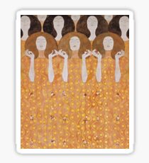 Beethoven Frieze by Gustav Klimt Sticker