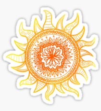 Sun Mandala Sticker