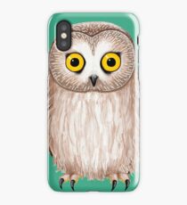Northern Saw-Whet Owl iPhone Case