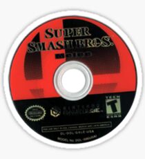 Pegatina SUPER SMASH BROS MELEE DISK STICKER