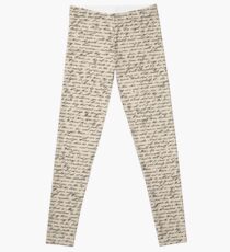 Literatur im Druck: Shakespeares Sonette Leggings