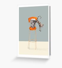Cat our of the Bag Greeting Card