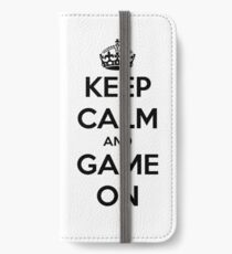 Keep calm and game on iPhone Wallet/Case/Skin