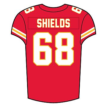 Will Shields Home Jersey Sticker for Sale by designsheaven