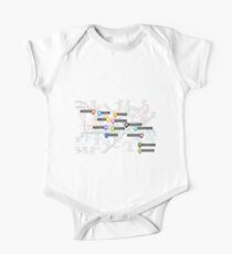 Sherlock Tube Map One Piece - Short Sleeve