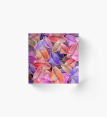 Placer precious stones gems . Acrylic Block