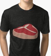 Wetdryvac Presents Glitch: Food meat gumbo Tri-blend T-Shirt