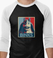 Jar Jar Binks - Hope : Inspired By Star Wars Men's Baseball ¾ T-Shirt