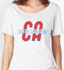 Santa Barbara California Vintage Women's Relaxed Fit T-Shirt