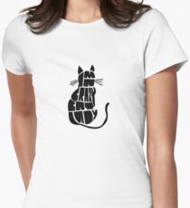 Camiseta entallada para mujer Crazy Cat Lady