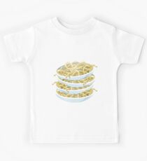 Glitch Food plain noodles Kids Tee