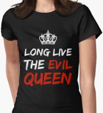 LONG LIVE THE EVIL QUEEN Women's Fitted T-Shirt