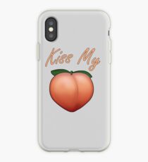 Kiss My Peachy Peach iPhone Case