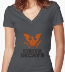 State of Decay 2 Women's Fitted V-Neck T-Shirt