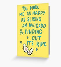 Avocado Love Greeting Card