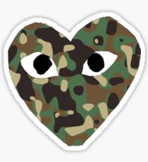CDG - Camo Sticker Sticker