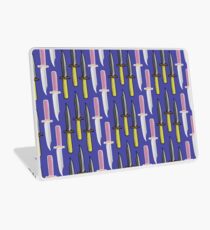 Double Knives in Purple Laptop Skin