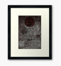 Dark Brotherhood's 5 Tenets Framed Print