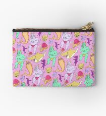 Paisley Pink Monsters Studio Pouch