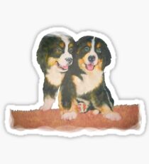 2 Dogs Sticker