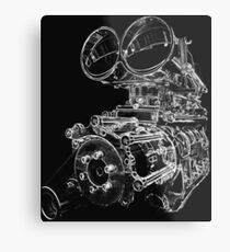 "Shottie" - Supercharged V8 Engine Metal Print