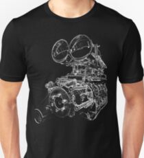 "Shottie" - Supercharged V8 Engine Slim Fit T-Shirt