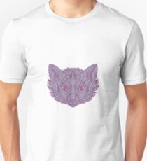 Fox Head Mono Line Unisex T-Shirt