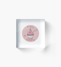 Happy Birthday Acrylic Block