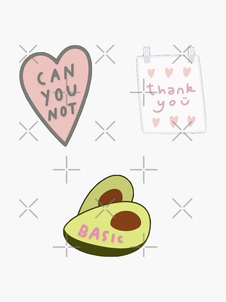 snapchat basic sticker pack sticker by natjpark redbubble