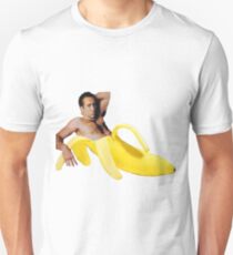 Nicolas Cage In A Banana - Bright Yellow Unisex T-Shirt