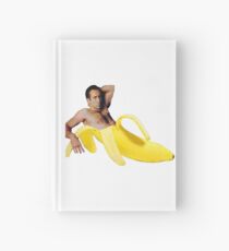 Nicolas-Käfig in einer Banane - helles Gelb Notizbuch