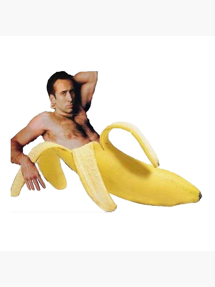 Nicolas Cage In A Banana - Original Yellow by tomohawk64