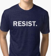 Resist Authoritarianism Trump Resistance Tri-blend T-Shirt