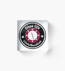 oboe life Acrylic Block