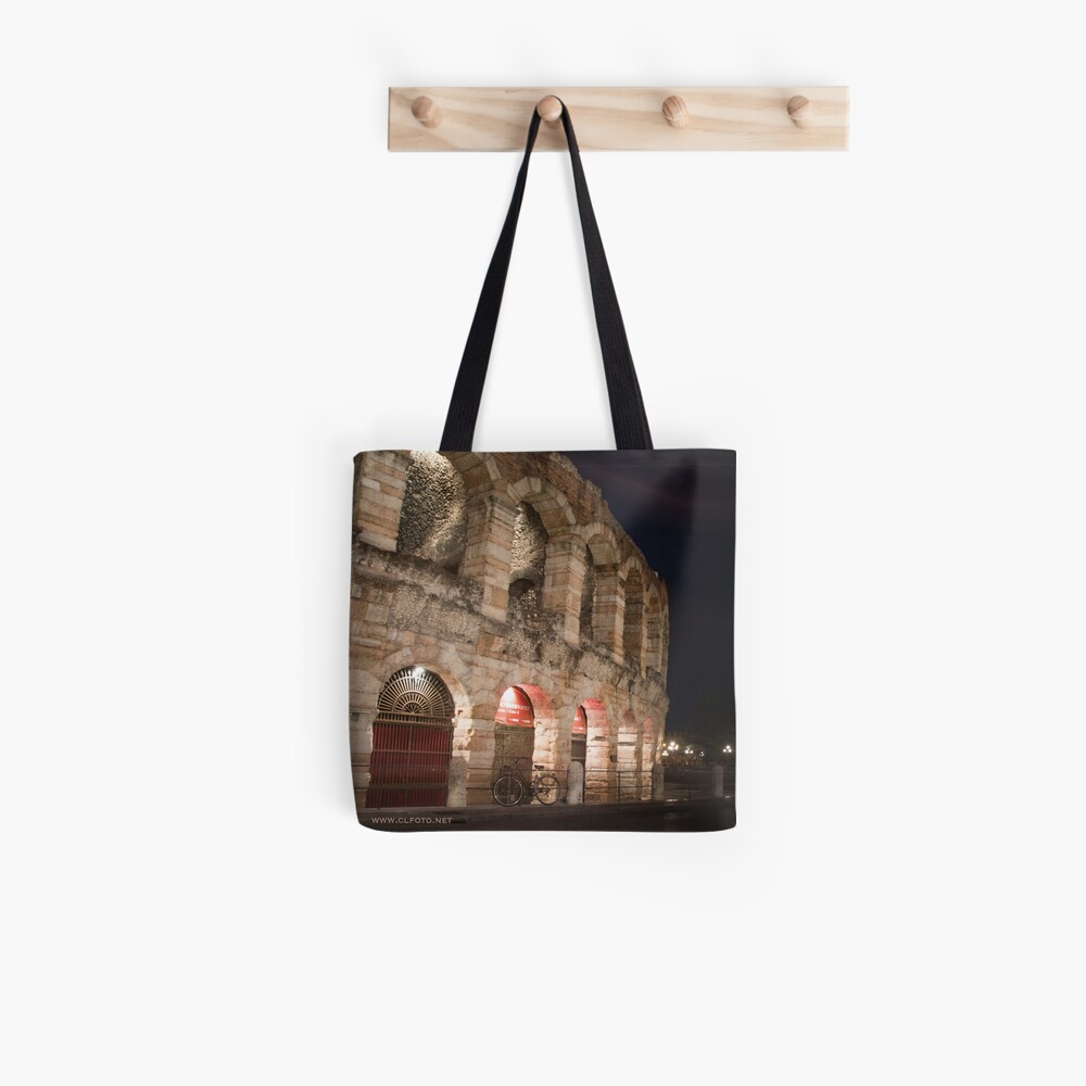 L'Arena at night, Verona, Italy Tote Bag