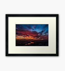 Sky clouds beauty Framed Print