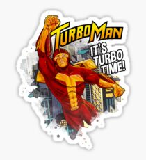 Turbo man Sticker