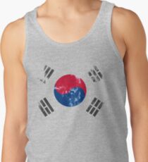 Flagge von Südkorea Tank Top