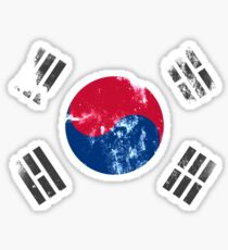 Pegatina Bandera de Corea del Sur