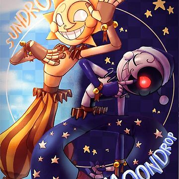 SunDrop and MoonDrop FNAF 2 | Art Board Print
