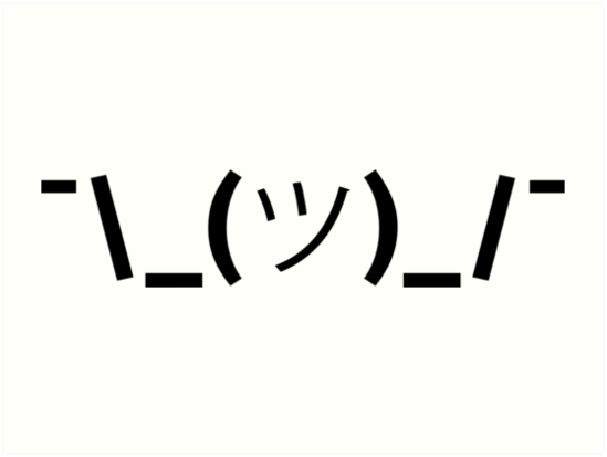 Image result for shrug emoji