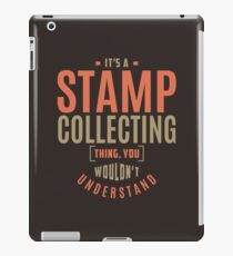 Stamp Collecting Thing iPad Case/Skin