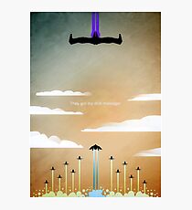 Aster Assault Photographic Print